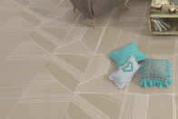 La alfombra del cuarto de baño de la decoración del chorro de tinta teja 24 x 24 x 0,4 pulgadas del CE del certificado del color beige de teja irregular del modelo