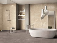 decoración durable marrón profunda de lujo de la ducha de la baldosa cerámica del cuarto de baño de 600x600m m