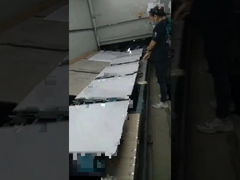 Producción de baldosa porcelánica beige ágata FP86A83