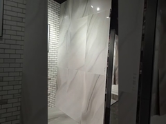 Baldosa porcelánica gris ágata veteada de mármol de 600x1200mm FP8126A87