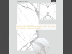 Baldosas de porcelana rectificada 800x800: la combinación perfecta de estilo y durabilidad
