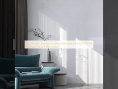 Azulejos de porcelana para interiores de alta resistencia al rayado en estándar ISO13006 para renovación de paredes