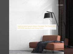 Paneles de baldosas de porcelana para interiores Sophisticated Spaces con norma ISO13006 y acabado brillante