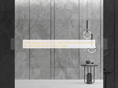 Absorción de agua inferior al 0,5% y losa de pared de porcelana interior pulida y esmaltada para diseño de interiores