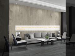 Azulejos de cerámica blancos pulidos para interiores, para aplicaciones en interiores