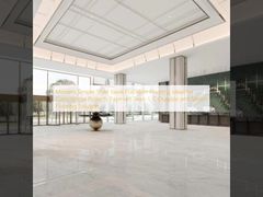 Moderno estilo simple y elegante piso de porcelana Ideal para proyectos comerciales Equipo de pago L C Solución de piso duradero y elegante