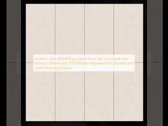 Baldosas de porcelana de 800x800 de estilo moderno combinadas con dimensiones del producto de 7501500 mm diseñadas para brindar opciones de pisos elegantes