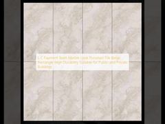 Equipo de pago LC Baldosa de porcelana con apariencia de mármol Rectángulo beige Alta durabilidad Adecuado para edificios públicos y privados