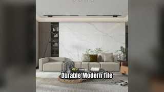 Pisos comerciales de fácil instalación de azulejos de porcelana modernos