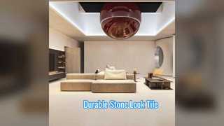 Pisos modernos de porcelana de 9 mm con apariencia de piedra