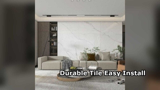 Pisos comerciales de fácil instalación de azulejos de porcelana modernos