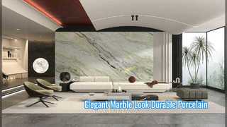 Durable Marble Look Porcelain Tile For Elegant Home Design