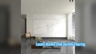 Azulejos de porcelana con apariencia de mármol duraderos para pisos elegantes