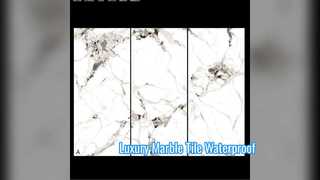 Azulejos de porcelana con apariencia de mármol de lujo para baños modernos