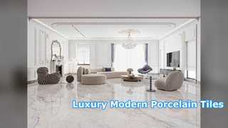 Azulejos de porcelana modernos de 1200x2700 para interiores de lujo