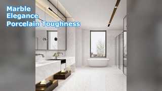 Azulejos con apariencia de mármol para cocinas y baños