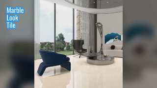 Azulejo con apariencia de mármol Alta resistencia al rayado Fácil instalación