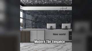 Elegancia moderna del piso de baldosas de porcelana