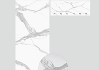 1200*2800mm azulejos de porcelana blanca para interiores y duradero con absorción de agua 0,5%