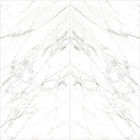 Teja de mármol blanca el 160*320cm de la porcelana del final de la mirada del mármol de la estriación de las tejas de Carrara del piso lleno italiano del cuerpo