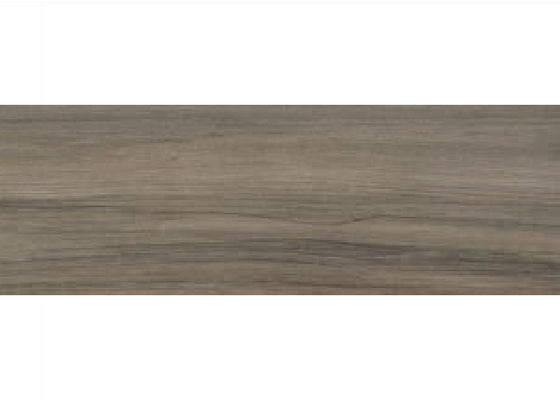 Estilo nórdico de madera de aspecto de porcelana con superficie cóncava en color marrón