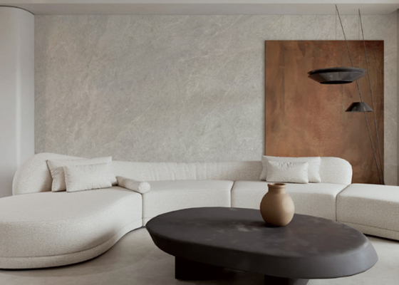 3 Modelos de azulejos de porcelana para interiores con acabado pulido y absorción de agua del 0,5%