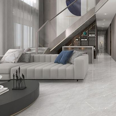 Panel de azulejos de porcelana gris Resistente a las manchas Fácil mantenimiento 750*1500mm