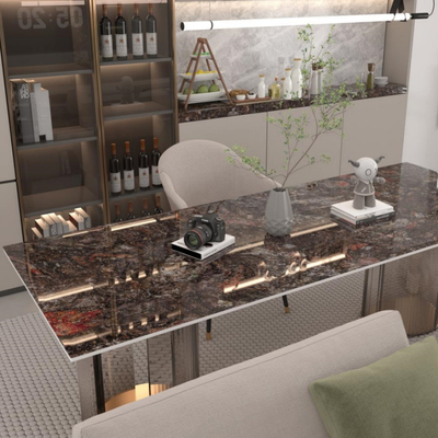Pisos de porcelana pulida de 12 mm para interiores modernos