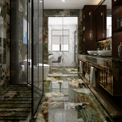 Matt Finish Tiles de porcelana para interiores de 12 mm de espesor 0,5 % Absorción de agua para pisos sofisticados