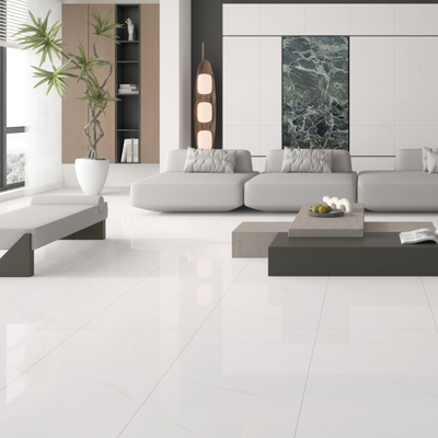 Absorción de agua 0,5% Tejas de porcelana para interiores 600*1200mm Mantenimiento fácil y alta durabilidad
