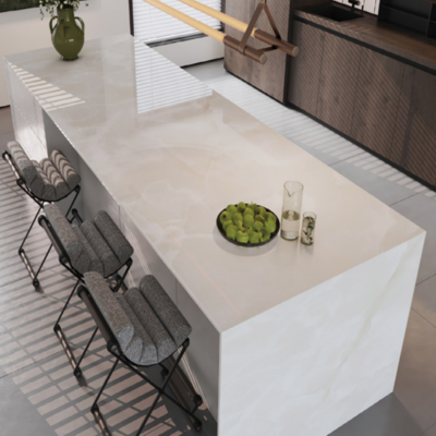 Baldosa de porcelana con aspecto de mármol esmaltado para diseño de pisos y paredes, losa gris