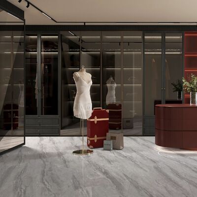 Modern Porcelain Tile with 10 Mm Thickness and Slip Resistance R9 To R11 in Marble Cement Mix Design