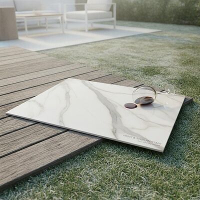 Frost Resistance Marble Look Ceramic Floor Tile Featuring High Stainresistance Perfect for Indoor Outdoor Applications