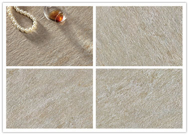La porcelana esmaltada elegante de la piedra arenisca teja color beige amarillo de la decoración de la pared