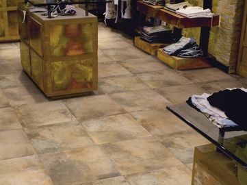 baldosa cerámica de la mirada del cemento del tamaño de 60x60 cm menos de 0,05% tarifas de absorción