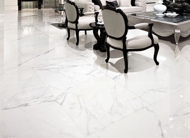 Teja estupenda esmaltada popular de la porcelana de la dureza 24x48 del tamaño de Matte Marble Look Porcelain Tile 60x120 cm