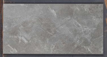 Tamaño pulido brillante estupendo de Grey Color 600*1200 milímetro de las tejas de la porcelana/baldosa de mármol de la mirada