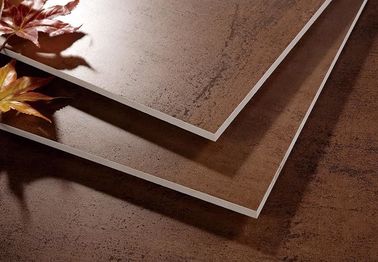 Teja de Mesa Rust Rust Color Porcelain de la plaza, no tejas interiores rectificadas resbalón de lujo de la porcelana de la teja del borde