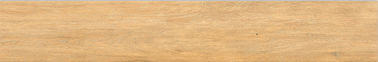 Tamaño de madera de la teja 200x1200 milímetro de la porcelana de la mirada del cemento del diseño del color amarillento