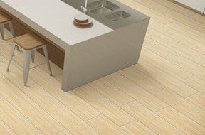 No deslice la porcelana que el vestíbulo de madera del hogar de la porcelana de la mirada teja las baldosas de cerámica decorativas del color oro