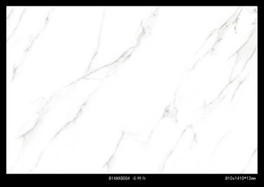 la teja de mármol de la porcelana de la mirada de los 81*141cm esmaltó la teja blanca de la porcelana del mármol de Calacatta Carrara