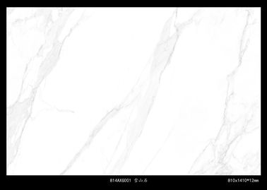 baldosa pulida porcelana de la fábrica de la teja de la porcelana de la mirada del mármol de los 81*141cm Foshan