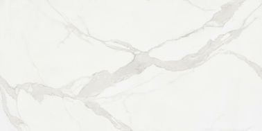 Baldosa cerámica brillante grande teja/1800x900 de la porcelana de Matt Polished Surface Carrara White del tamaño