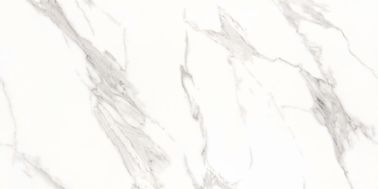 Piso interior vitrificado del cuarto de baño de las tejas de la porcelana de la teja de la porcelana del tamaño de Hall Tiles White Color Super del piso