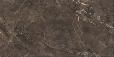 La baldosa de cerámica de la cocina de Brown del cuarto de baño de mármol/pulió ligeramente la baldosa esmaltada los 90*180cm de la porcelana