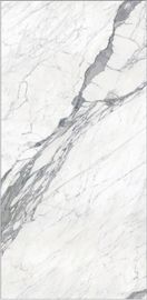 La porcelana teja las tejas finas pulidas de mármol blancas de Calacatta de la teja de la porcelana de Foshan del tamaño 1200x2400