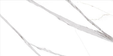 Teja moderna pulida cuerpo completo blanco de la porcelana de la teja de la mirada del mármol del formato grande del tamaño 750x1500 del piso de la porcelana