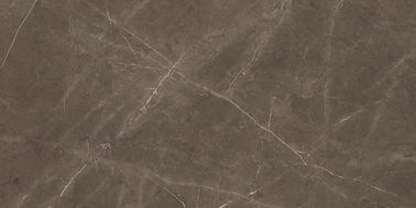 Tejas interiores de la porcelana de la losa de Solid Surface Marble del fabricante de Brown del color de la venta caliente grande de la teja 750x1500m m