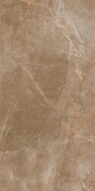 Precio de cerámica pulido esmaltado chalet 1200x2400m m de las baldosas de la mirada de Brown de la porcelana de mármol de la teja