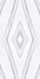 La extra grande fina da formato a la losa pulida porcelana de 1200X2400m m teja la baldosa blanca y de Grey Color Living Room Porcelain